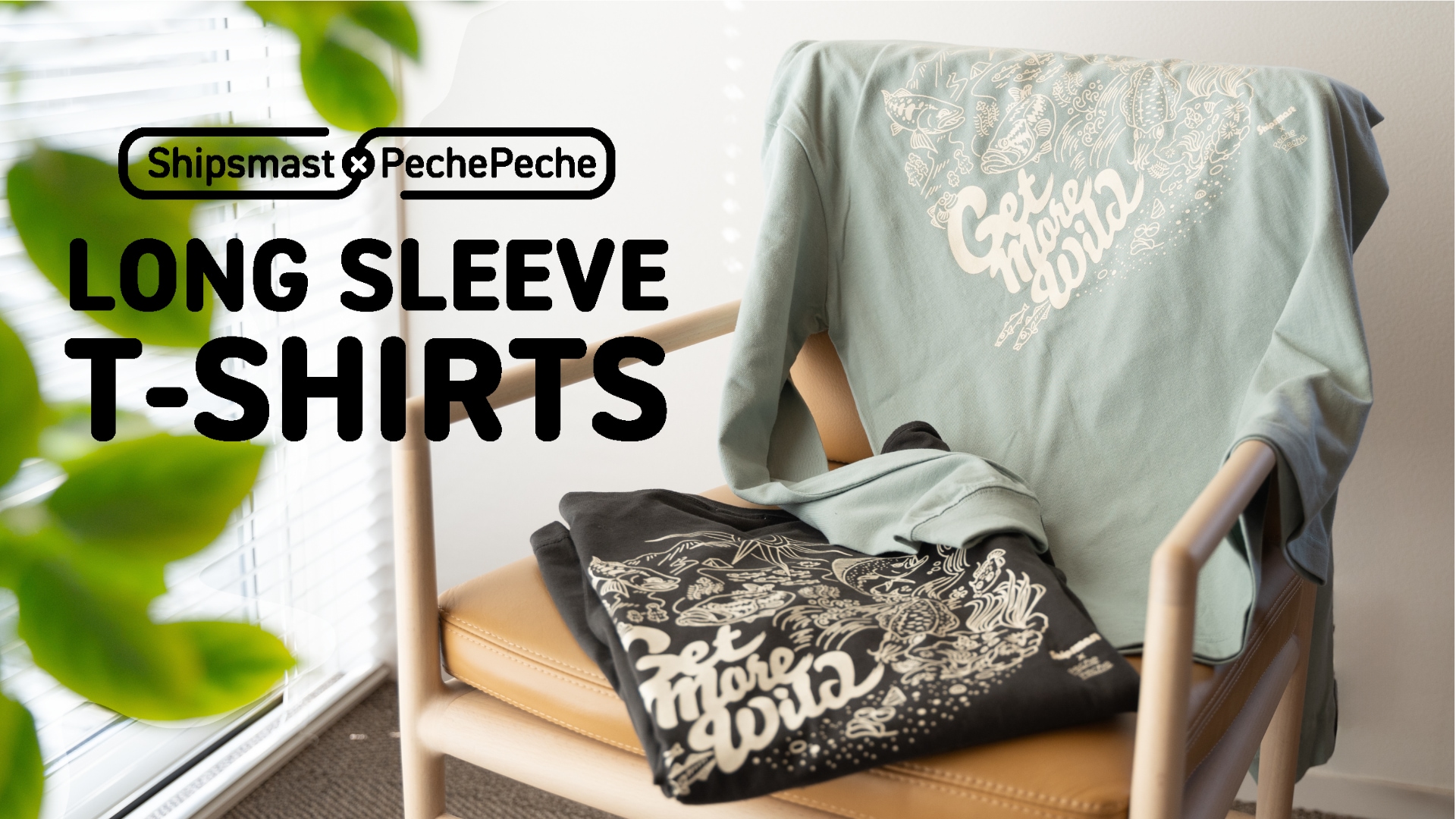 Shipsmast×PechePecheコラボロングスリーブTシャツ オンラインショップ 